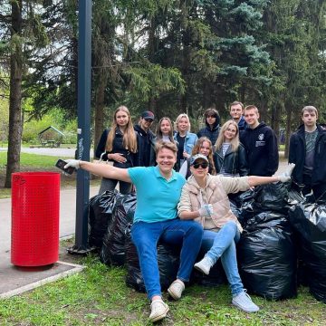 «Зелёный» человек в городе