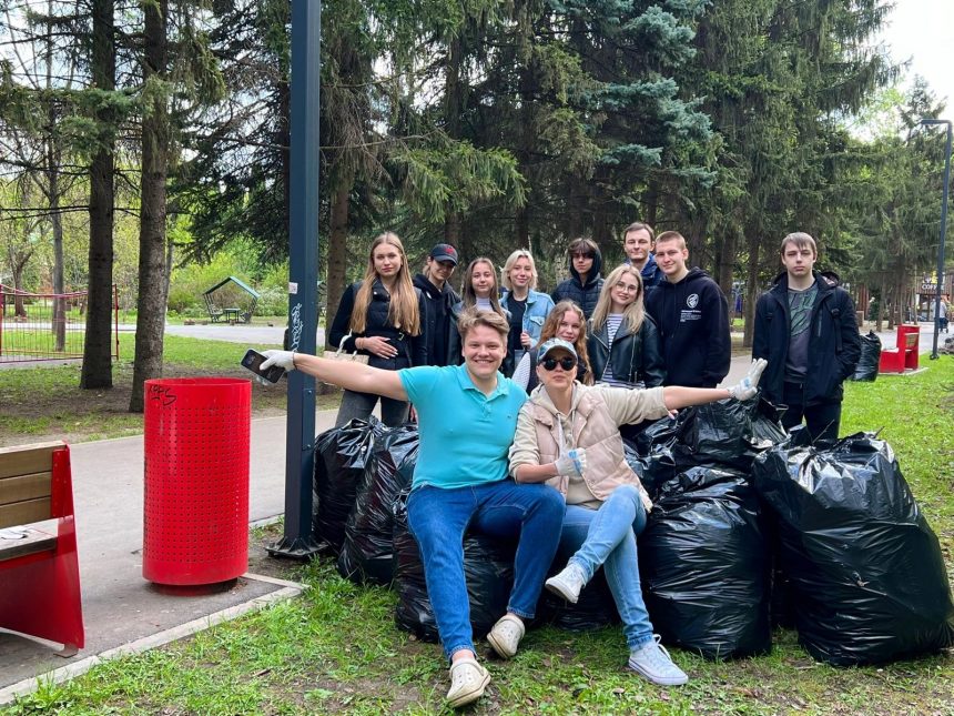 «Зелёный» человек в городе