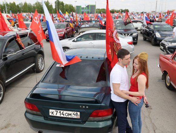 автопробег 9 мая 2025 (63) Автопробег на 9 мая в Липецке побил рекорд