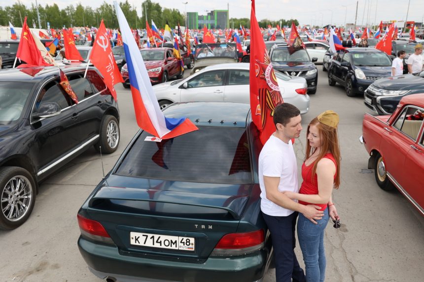 Автопробег на 9 мая в Липецке побил рекорд