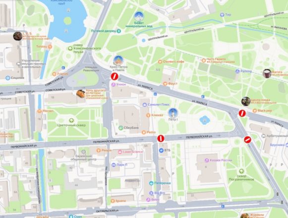 19.07.2025 ограничение В субботу движение в центре Липецка будет ограничено