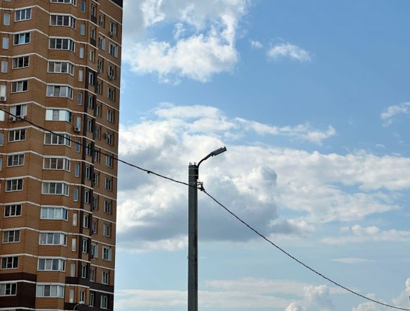 опытная станция фонарь (2) На Опытной станции установили семь светильников