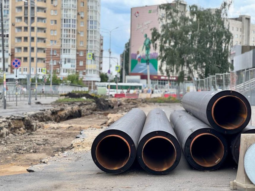 На площади Победы стартовал третий этап реконструкции теплосети