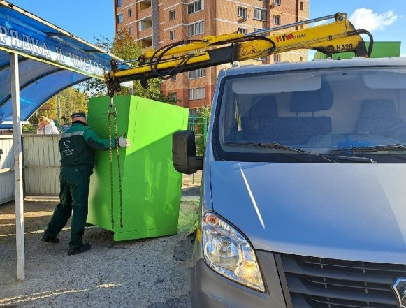 Из Липецка убрали «Эко. Шкафы»