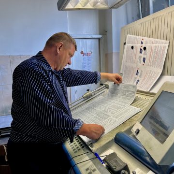 В Липецке печатают бюллетени к предстоящим выборам