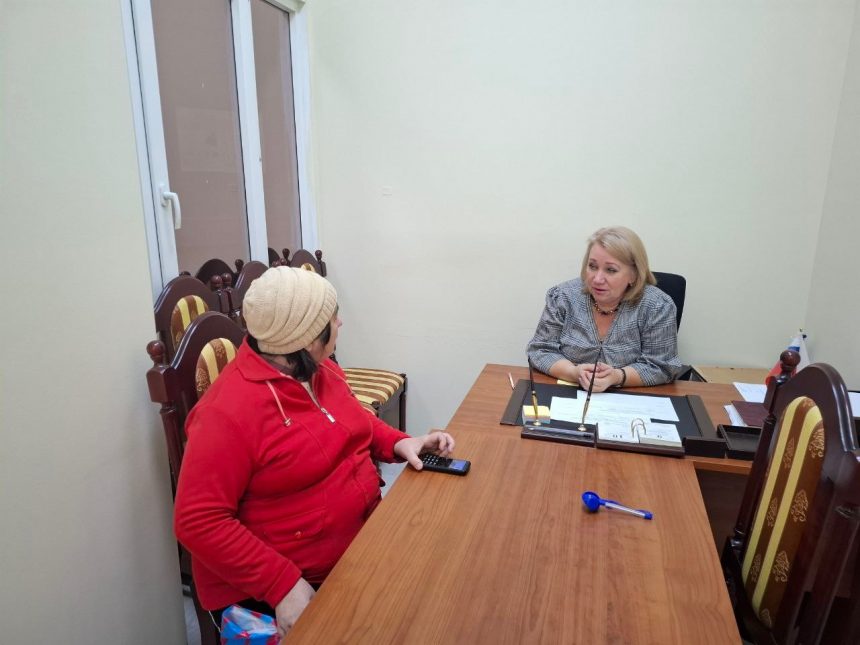 Щедрина Депутат Наталья Щедрина провела первый приём граждан