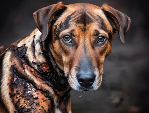 Как действовать при ожоге у домашнего животного?