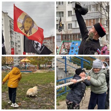 русский двор праздник 2 ноября На улице Доватора водили хороводы и перетягивали канат