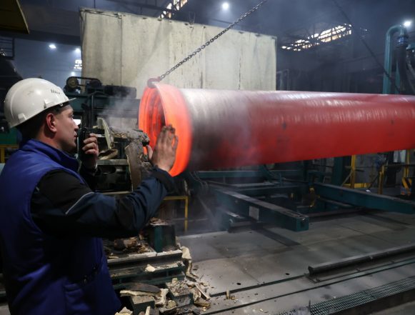 На «Свободном соколе» открыли новую линию труб больших диаметров