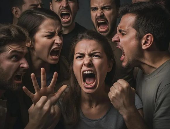 люди ругаются ии Зашейте рот от матерщины!