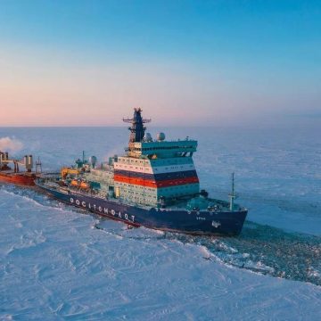 Ледоколы "Росатомфлота" за работой Раздвигая горизонты