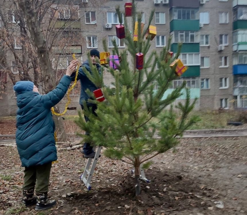 елка Подготовка к Новому году