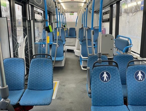 На городские маршруты в Липецке вывели автобус большой вместимости