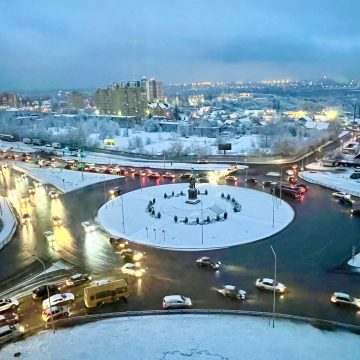 Липецк На термометре — Новый год