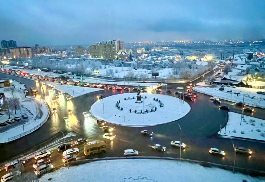 Липецк На термометре — Новый год