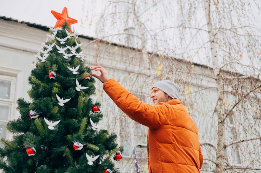 ёлки липецкой земли фестиваль мамцев В новогодней столице Липецкой области начали устанавливать аллею из 20 ёлок