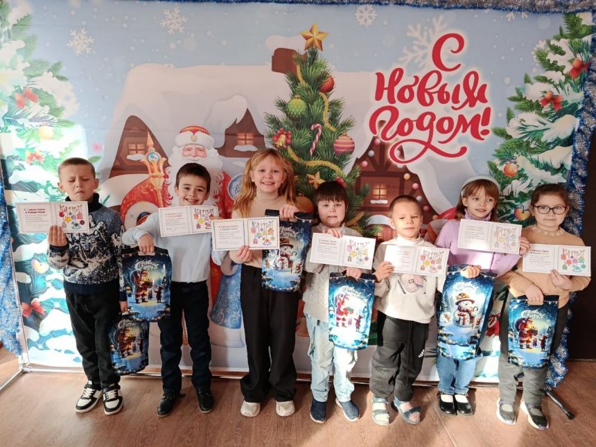 Подарки детям ДНР