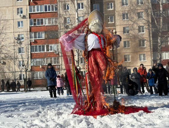 Масленицу праздновали в каждом округе