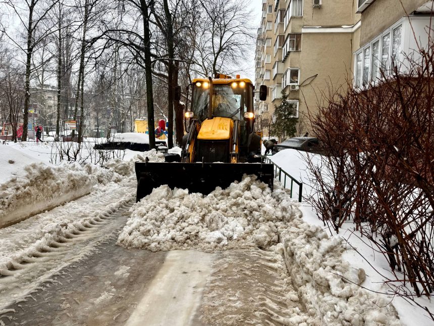 уборка снега Испытание холодом