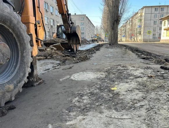 Улицу Жуковского на ЛТЗ ремонтируют по нацпроекту