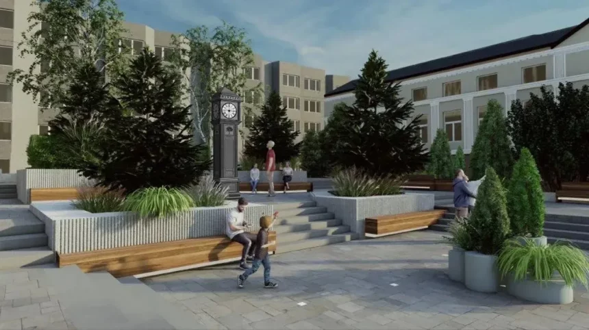 улица фрунзе кгс пресс адм Сквер на улице Фрунзе обзаведётся часами