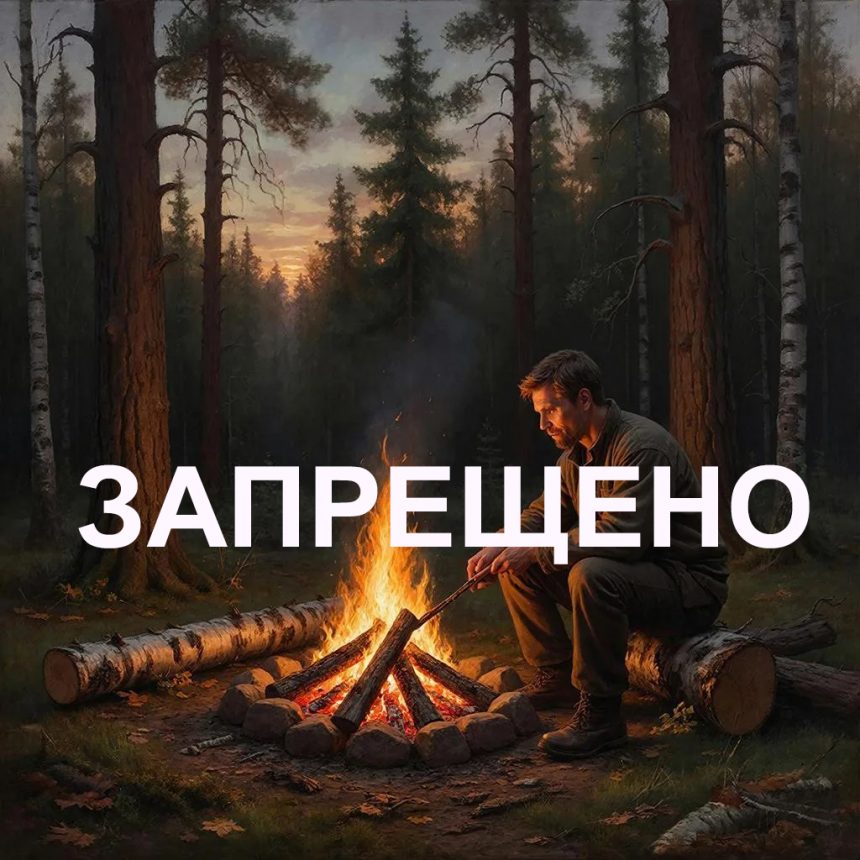 костёр в лесу запрет ии В Липецкой области введён четвертый класс пожарной опасности