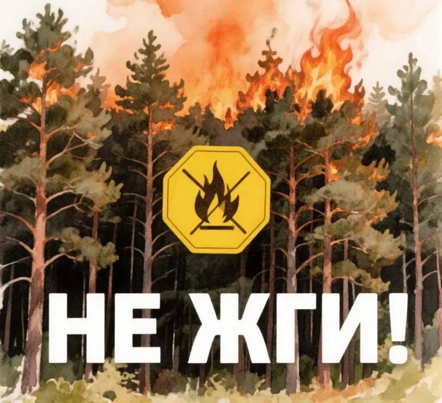 не жги В лесах Липецкой области введён особый противопожарный режим