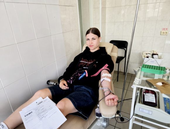 Сдали кровь в Липецке члены местного отделения Ассамблеи народов России 