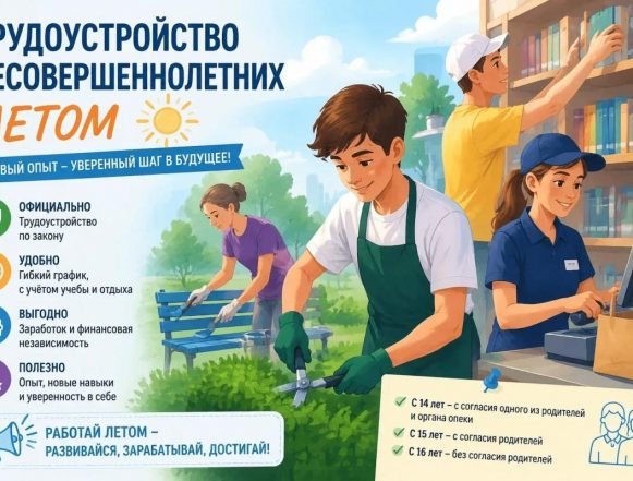 Липецкие предприятия могут брать на работу несовершеннолетних на время летних каникул