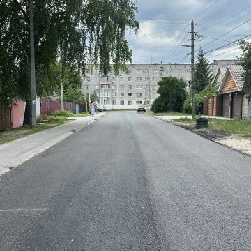 Ремонт улицы Бородинской в Липецке готов на 90%