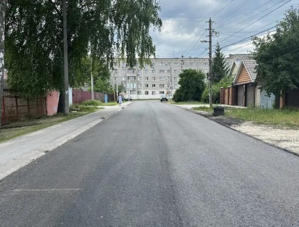 Ремонт улицы Бородинской в Липецке готов на 90%