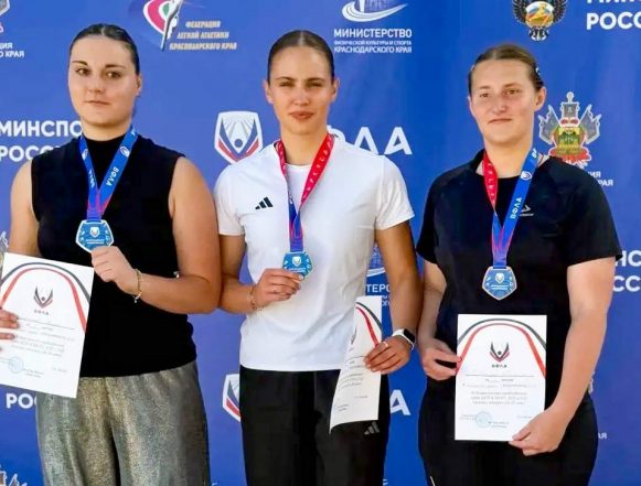 Липчанка Мария Новикова привезла две медали со Всероссийских соревнований по лёгкой атлетике
