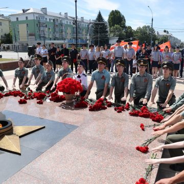 день памяти и скорби 2026 (67) 85-ую годовщину начала Великой Отечетсвенной войны почтили Минутой молчания в Липецке
