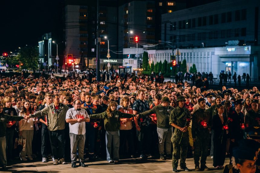 Липецк в 21-й раз зажёг «Свечи памяти» 21 июня