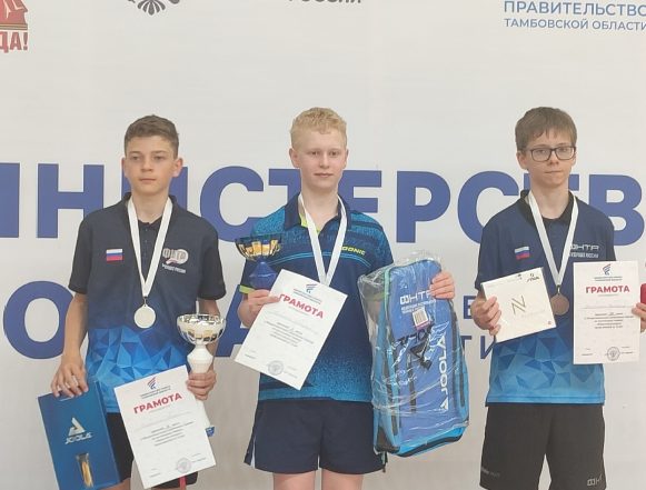 Юные спортсмены из Липецка заняли места на пьедестале межрегионального турнира по настольному теннису