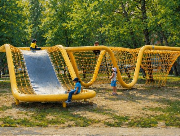 Детский канатный комплекс в Нижнем парке Липецка закрыли на реконструкцию