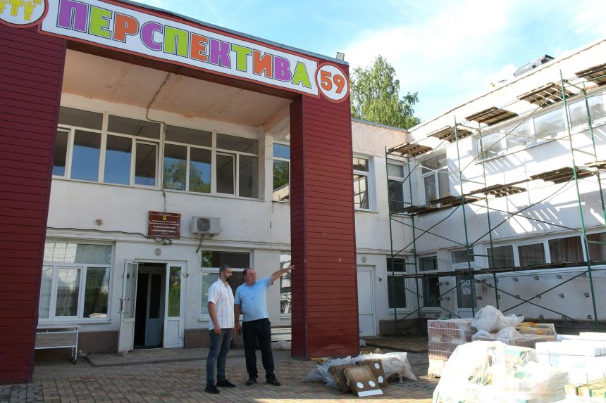 Детсад школы № 59 «Перспектива» в Липецке капитально обновляют