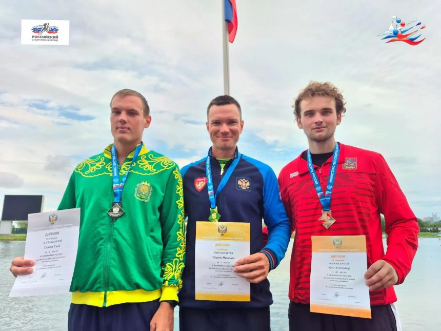 Липецкий гребец Глеб Гугнин завоевал серебро чемпионата России