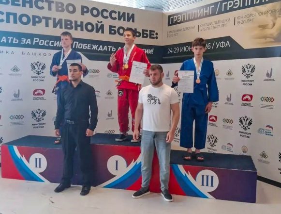 грепплинг Юный липчанин завоевал бронзу первенства России по грэпплинг‑ги Дмитрий Назаренко