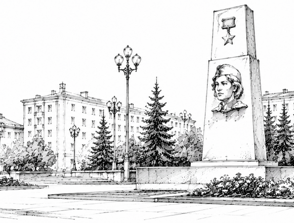 рисунок площадь константиновой липецк Прогулка по Липецку глазами поэтов и писателей