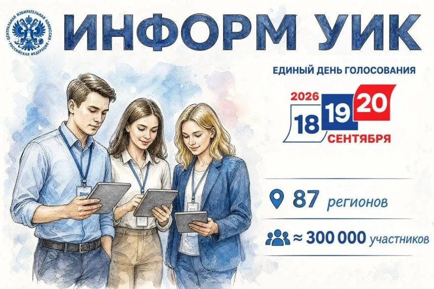 информ уик 809 координаторов будут работать на выборах-2026 в Липецкой обалсти