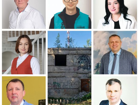 коллаж депутаты На второй этаж недостроя у ДШИ № 7 в Липецке стали забираться дети