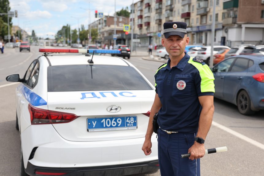Сотрудник ГИБДД из Липецка рассказал, как 23 года служит стране и её людям