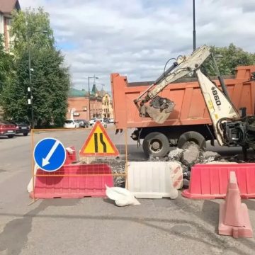 На Первомайской в Липецке реконструируют сети водоснабжения