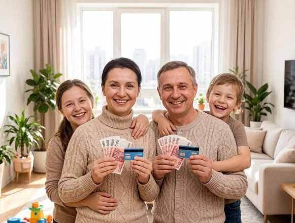 семья с деньгами ии 99% семей в Липецкой области подали заявления на новую выплату онлайн