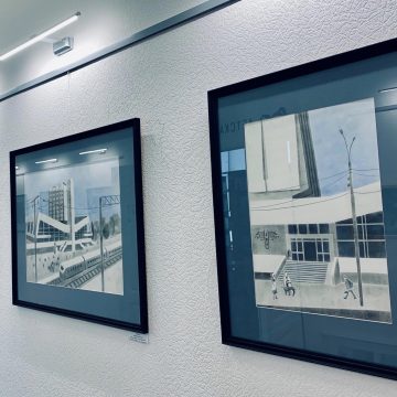 Работы учеников Художественной школы имени Сорокина о Липецке выставили в Бартеневке