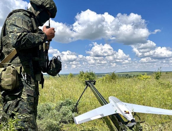 рг дрон лис-2 сво На вражеские БПЛА российские военнослужащие «натравливают» «Лиса»