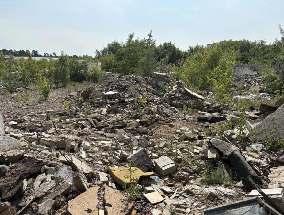 Экологи в Липецке пытаются бороться со свалкой строительных отходов в районе Силикатных озёр