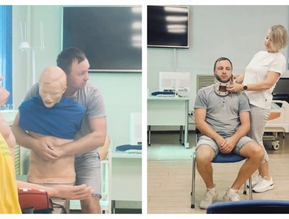 Тренеры-преподаватели спортшколы № 11 в Липецке обучились первой помощи