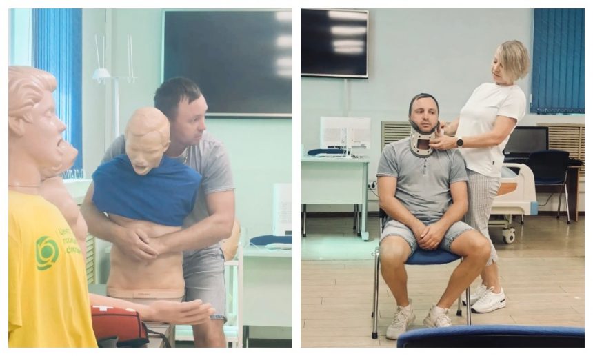 Тренеры-преподаватели спортшколы № 11 в Липецке обучились первой помощи